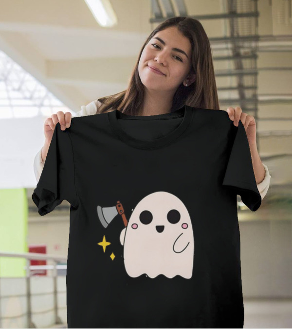 Your Face Pisses Me Off Ghost With Axe T-Shirt