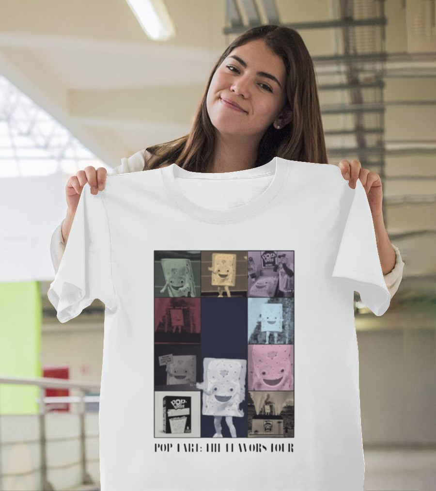 Pop-Tart The Flavors Tour Jeff Topolski Retro Montage T-Shirt