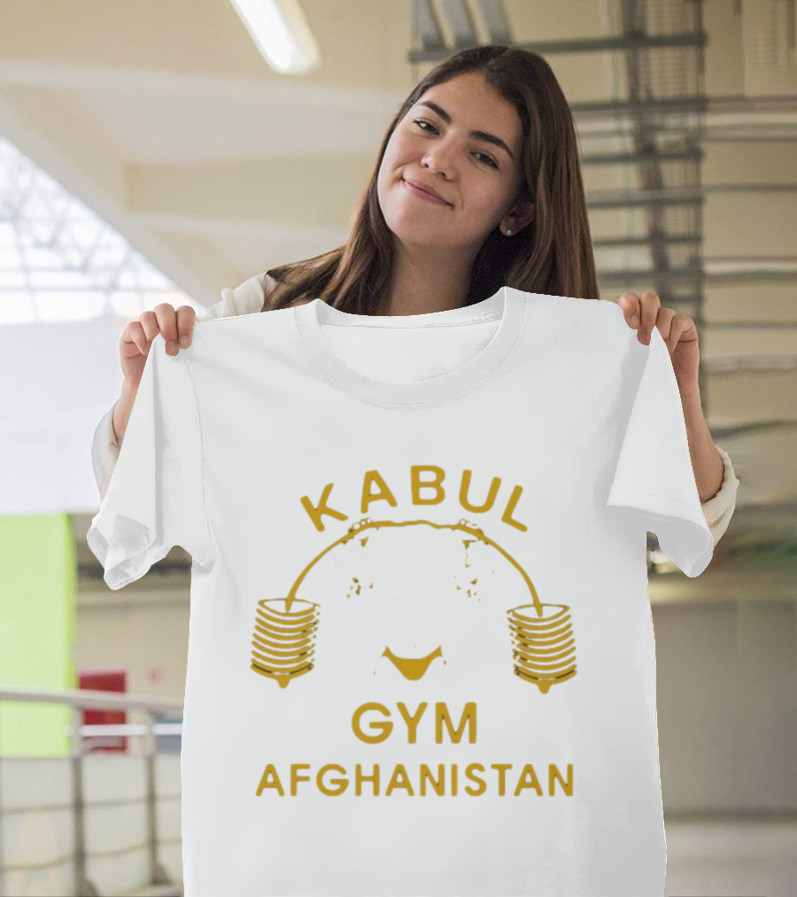 Kabul Gym Afghanistan Weights Icon Lord Miles Wearing T-Shirt