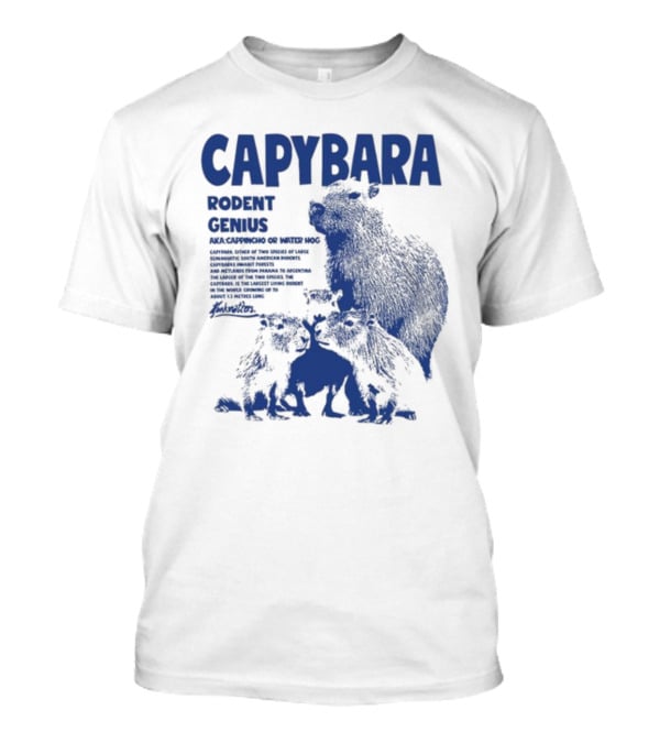 CAPYBARA Rodent Genius Aka Cappincho Or Water Hog T-Shirt