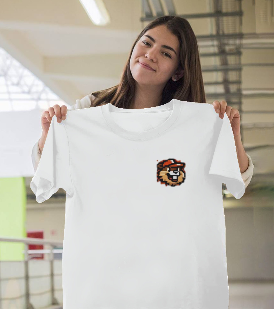 Digital Dam The Pac 2 Oregon State Beaver Retro Pixel T-Shirt
