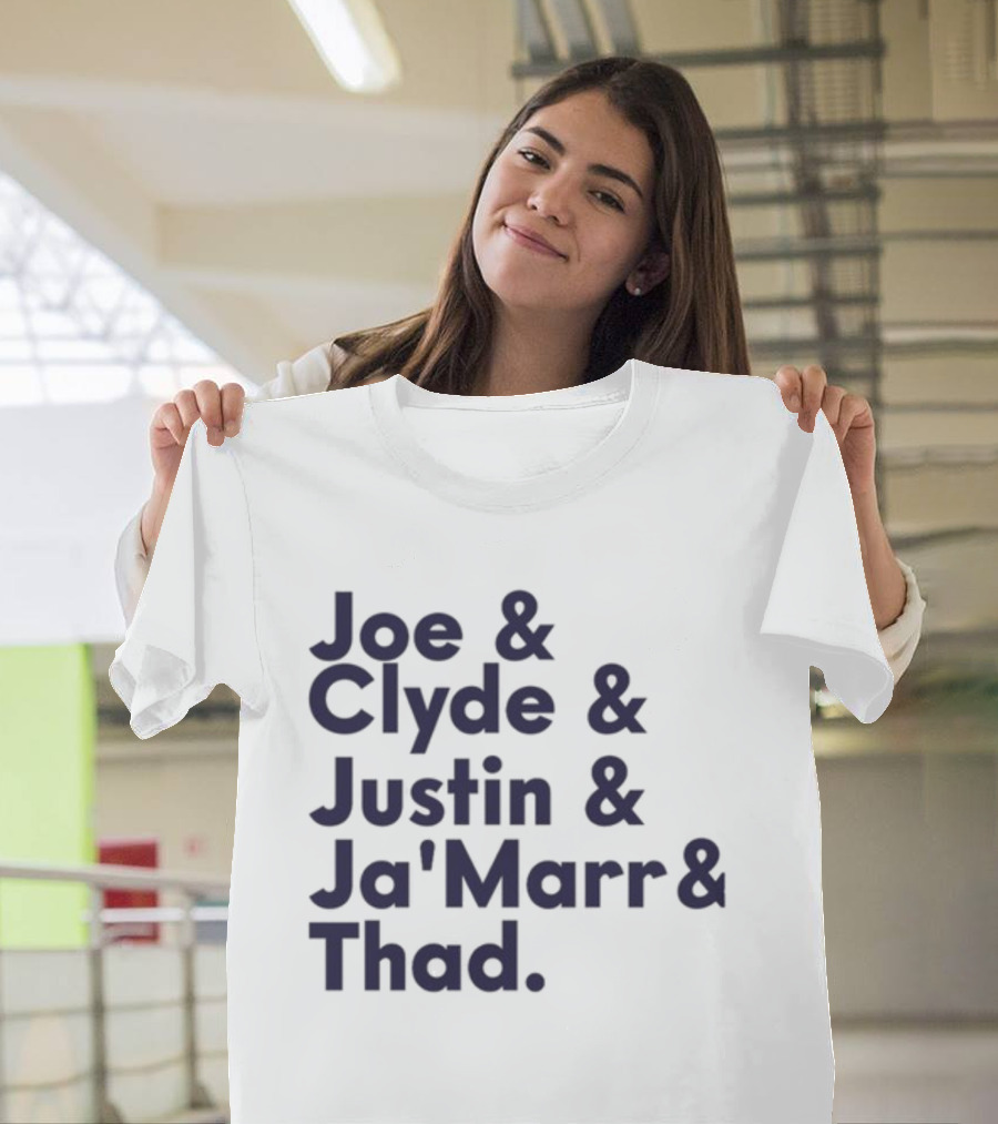 Joe Clyde Justin Ja'Marr Thad Football Legends Bengals NFL T-Shirt