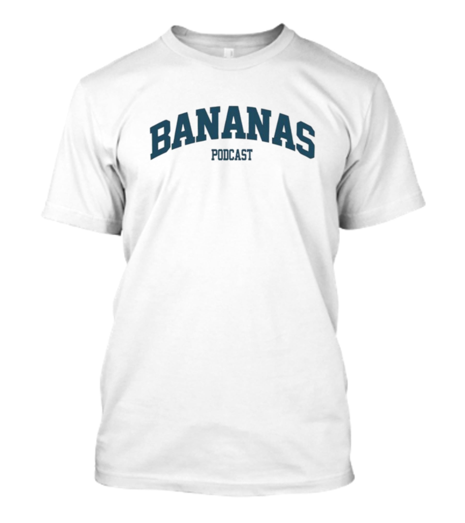 BANANAS PODCAST Classic Logo Arch T-Shirt