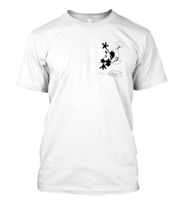 Mickey Mouse Classic Silhouette With Soap T-Shirt