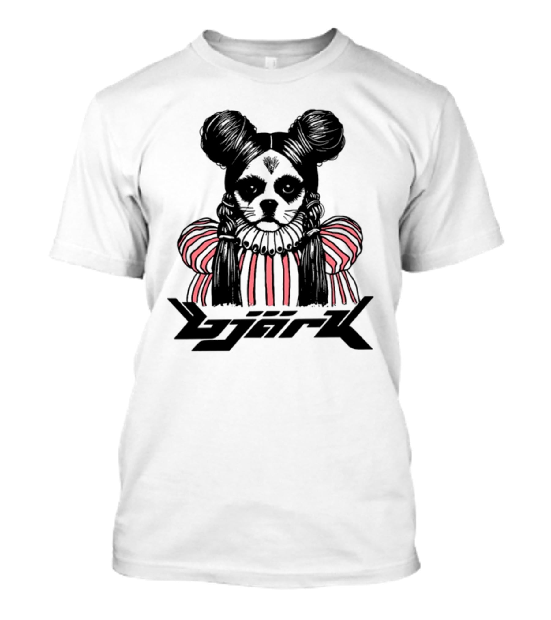 Bjark Sthtgohard Monochrome Dog T-Shirt