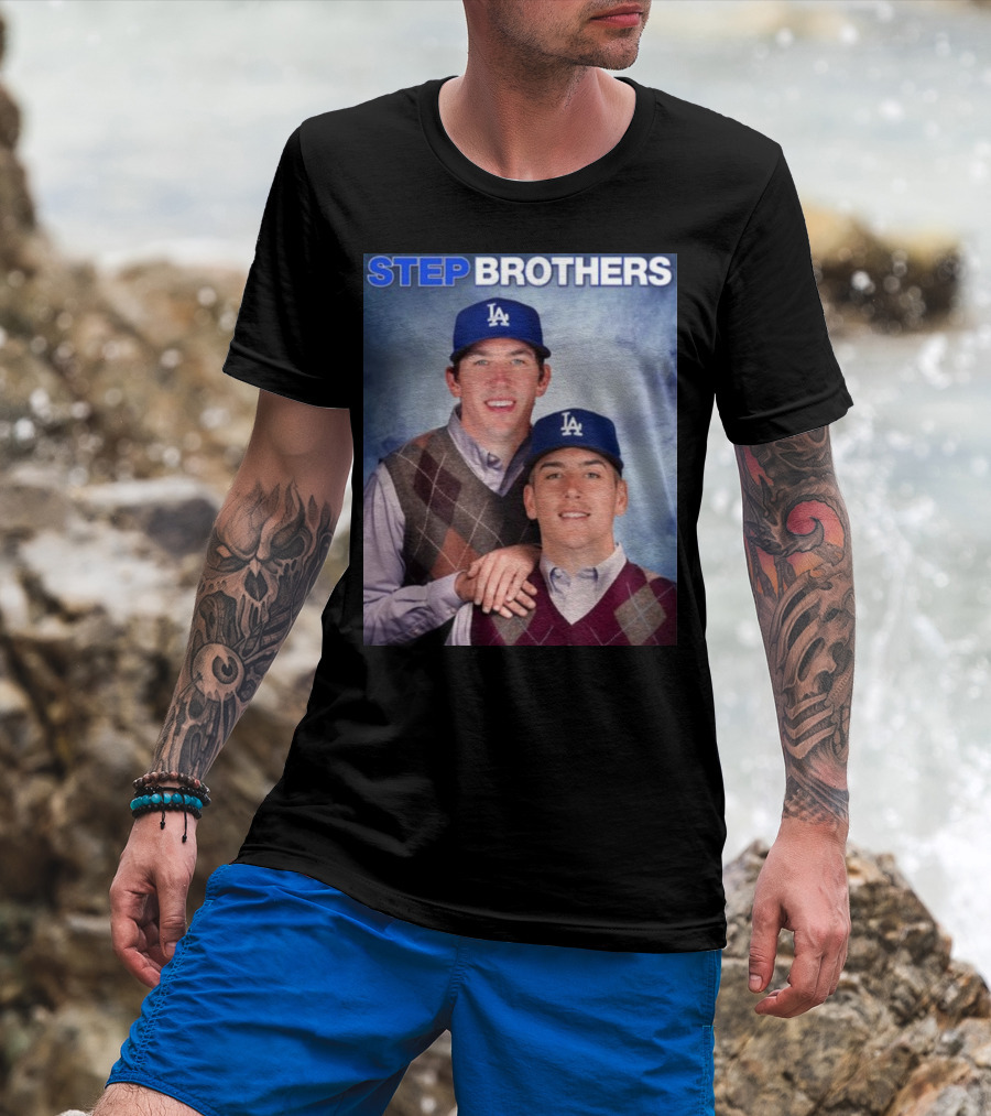 Bobby Miller Walker Buehler LA Step Brothers T-Shirt