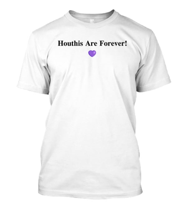 Norman Finkelstein Houthis Are Forever Purple Heart T-Shirt