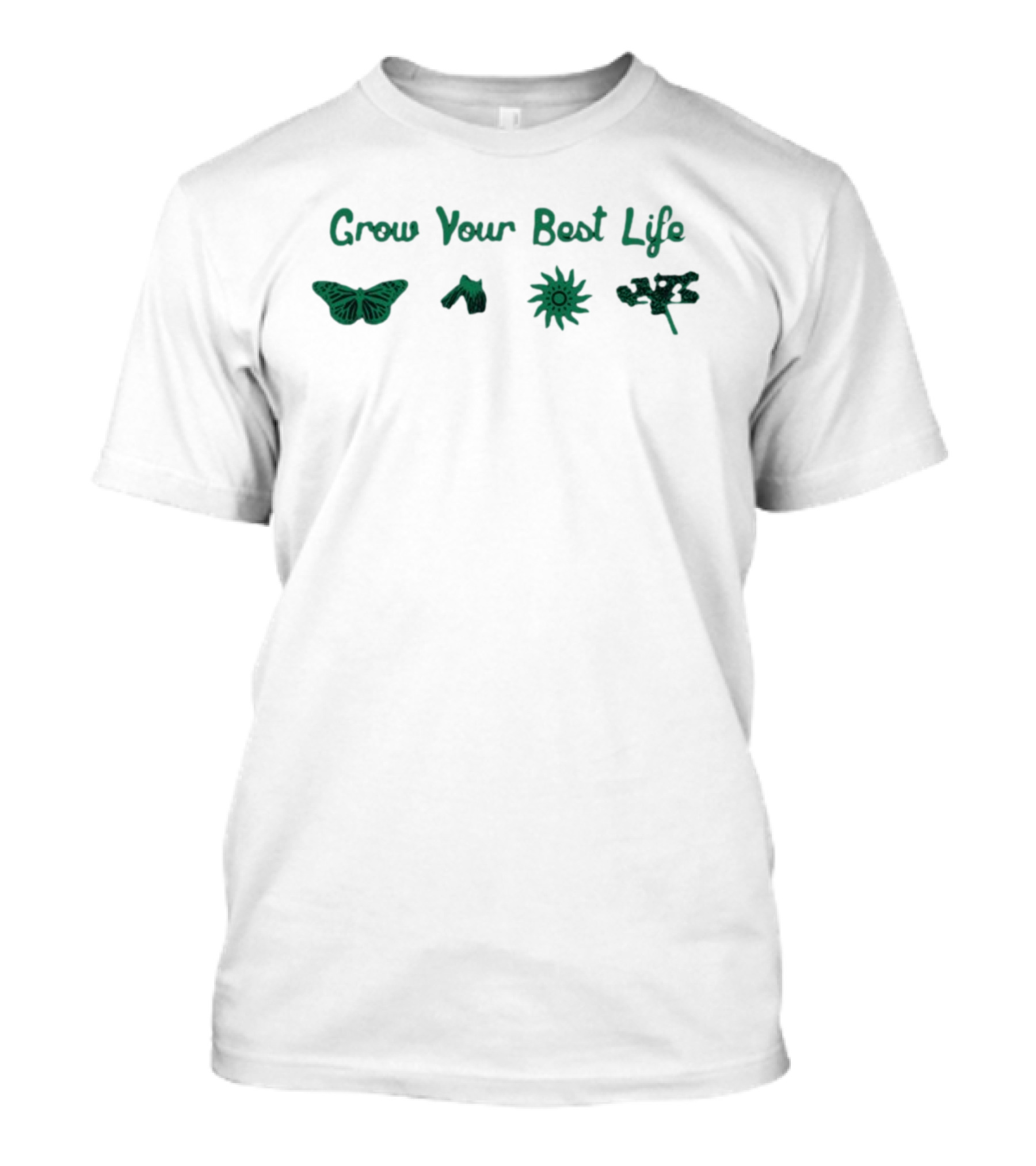 Grow Your Best Life Butterfly Sun Plant T-Shirt