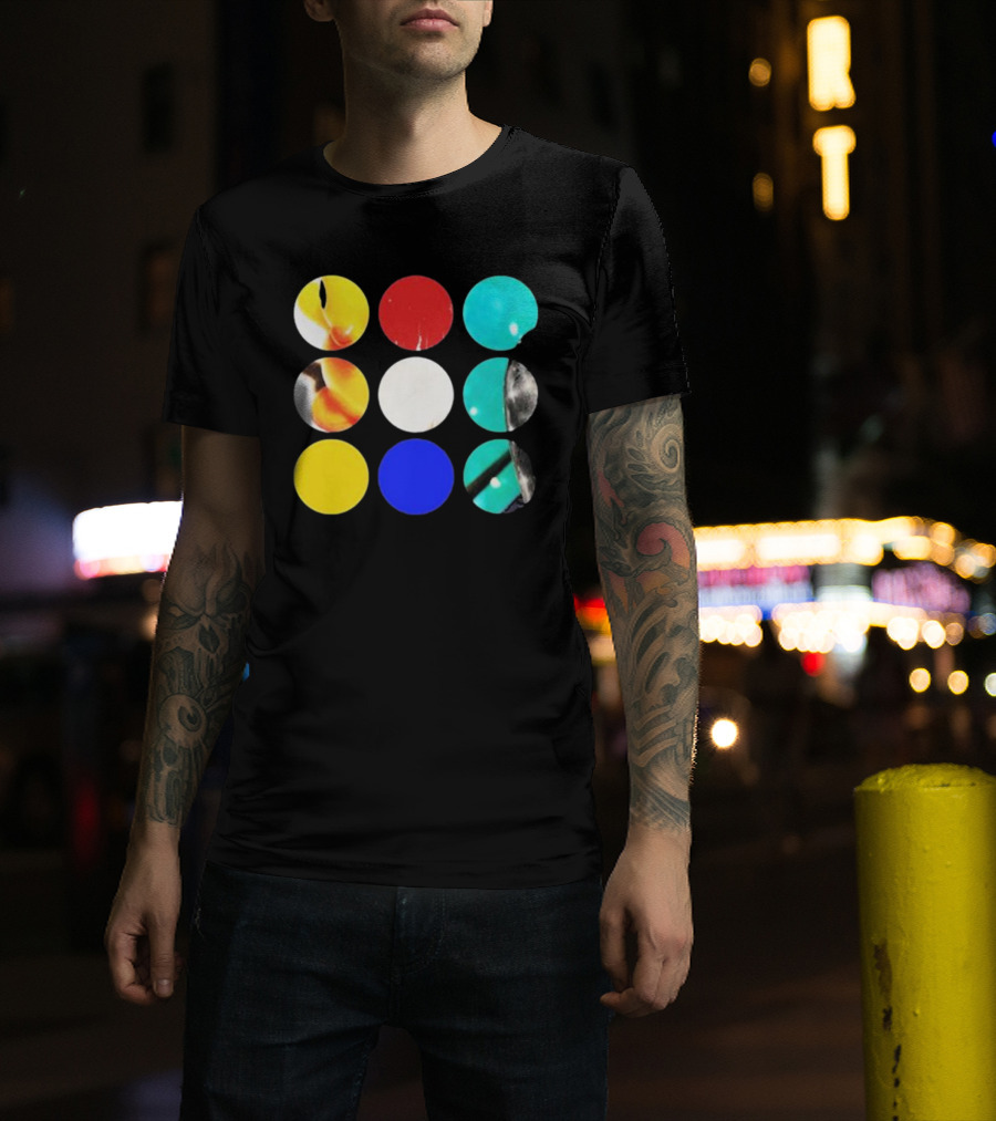 Fleshwater Sounds Of Grieving Circles Color Palette T-Shirt