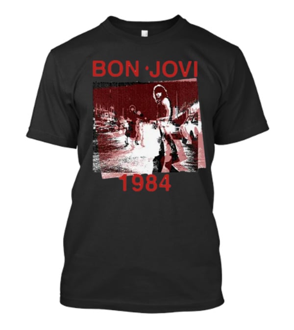Bon Jovi Streets 1984 Urban Scene T-Shirt