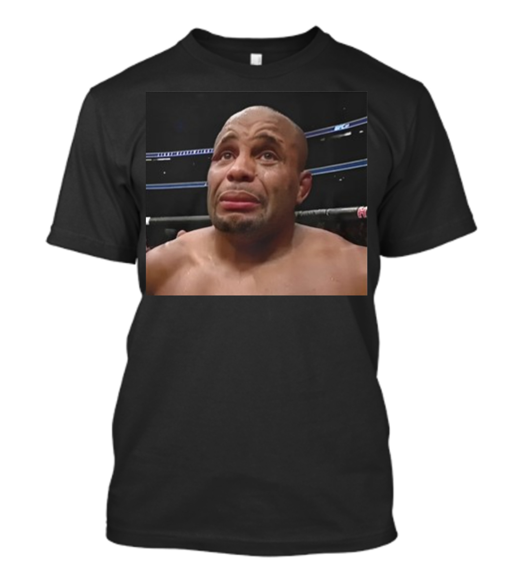 Crying DC Jon Jones Meme Reaction UFC Fight Face T-Shirt