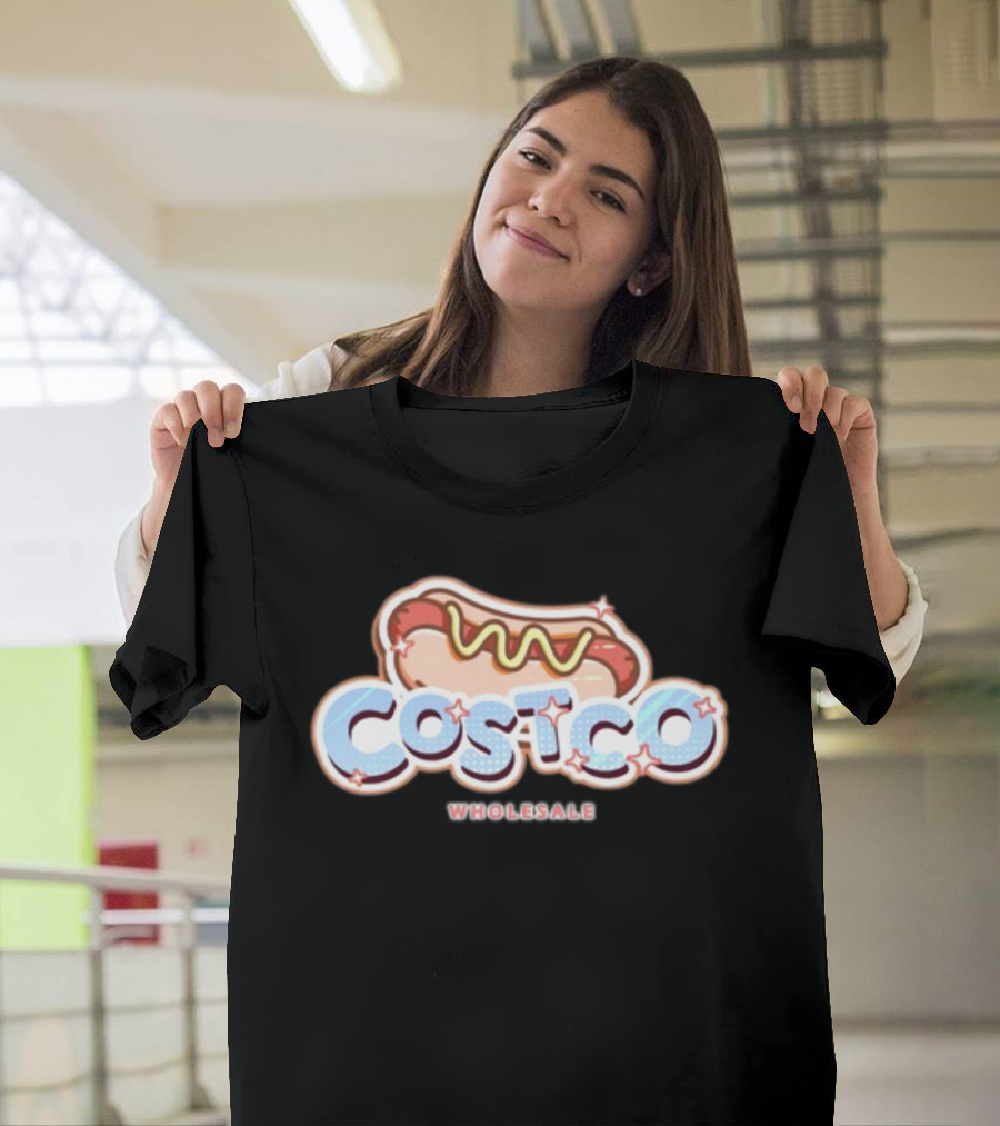 Costco Wholesale Hot Dog Vtuber T-Shirt