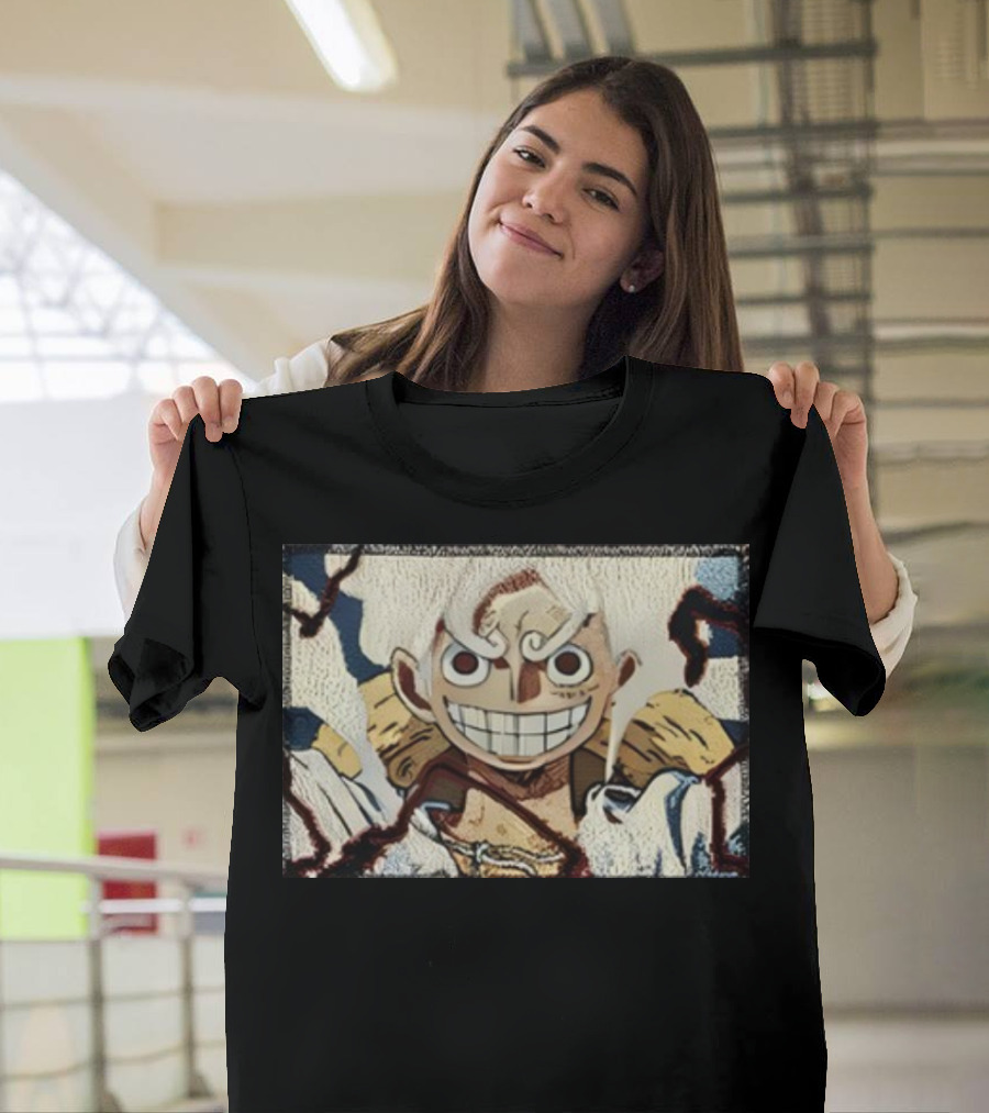 Max Holloway Gear 5 Luffy One Piece Anime Character T-Shirt