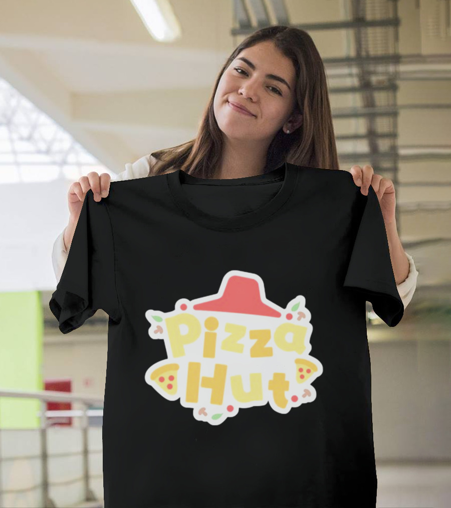Pizza Hut Vtuber Style Playful T-Shirt