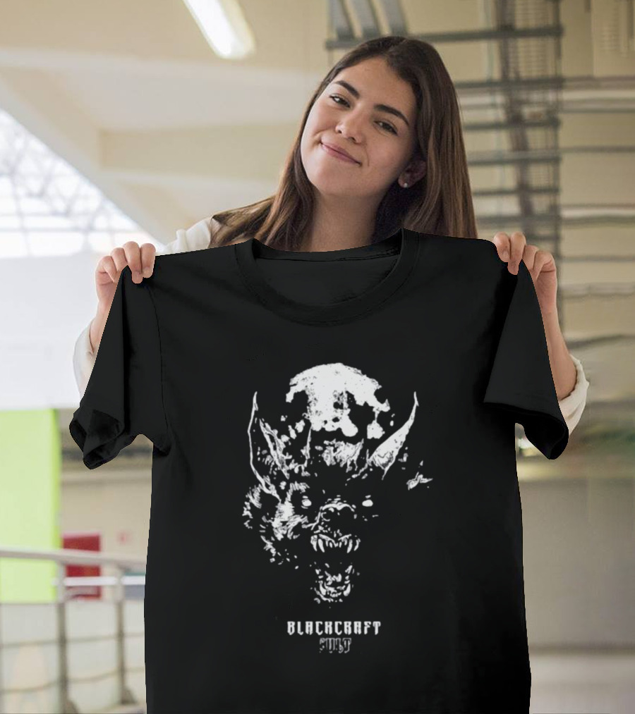 Blackcraftcult Spooky Bat Face T-Shirt