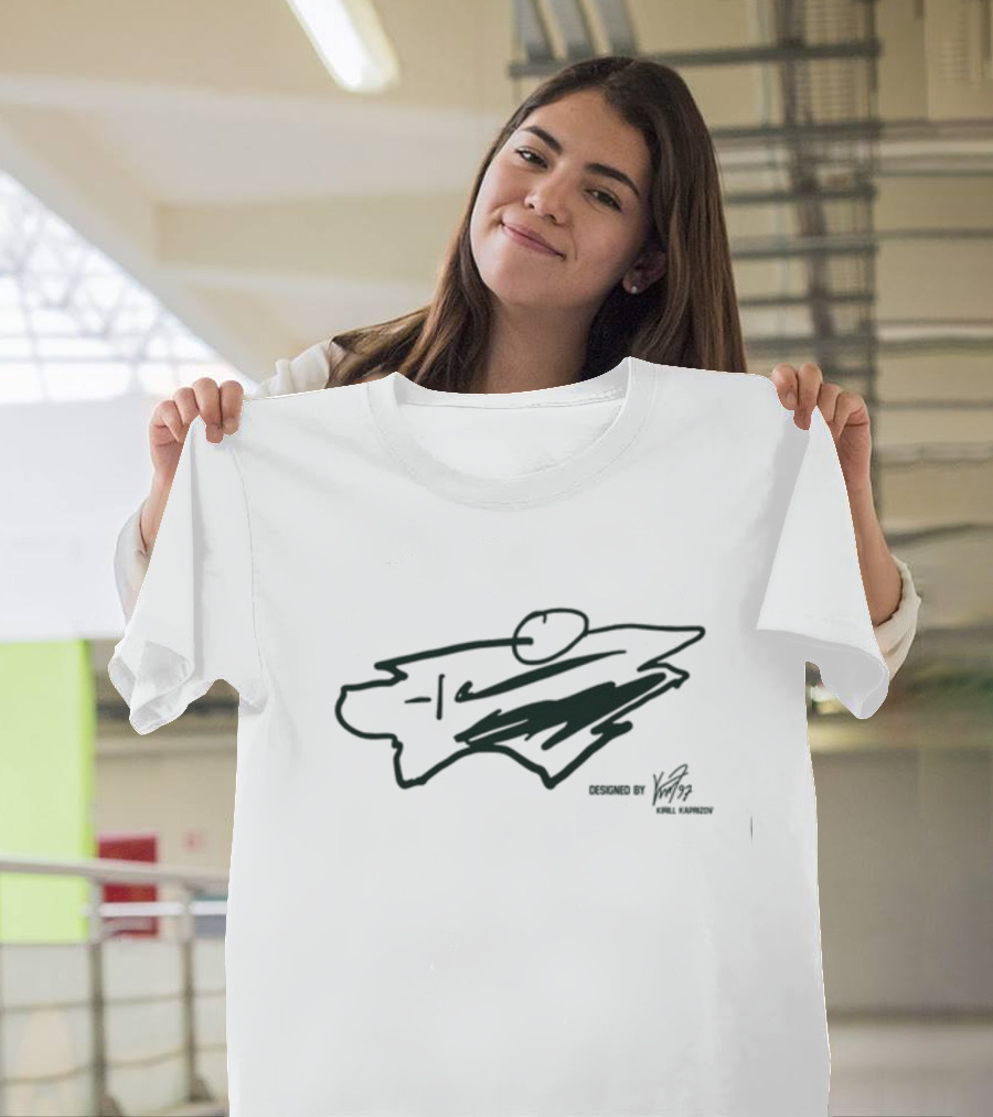 Minnesota Wild Graphic Designed by Kirill Kaprizov T-Shirt