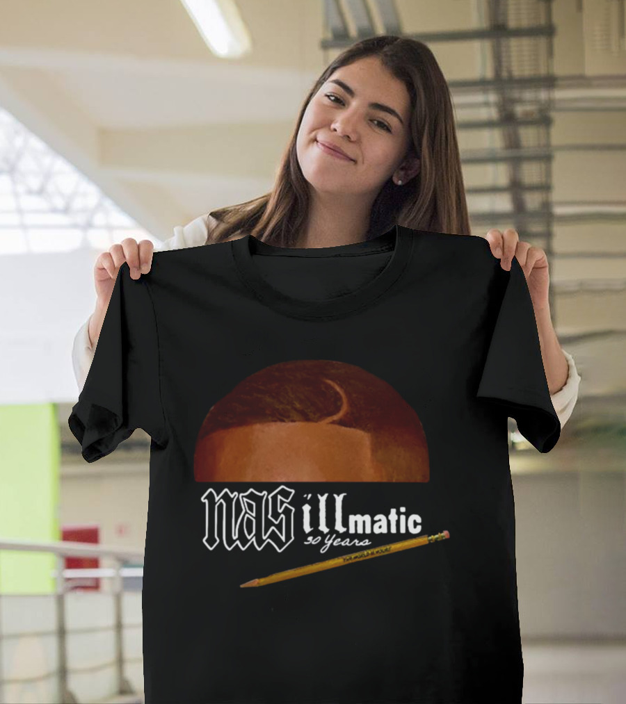 Nas Illmatic 30 Years Nasirjones Red Anniversary T-Shirt