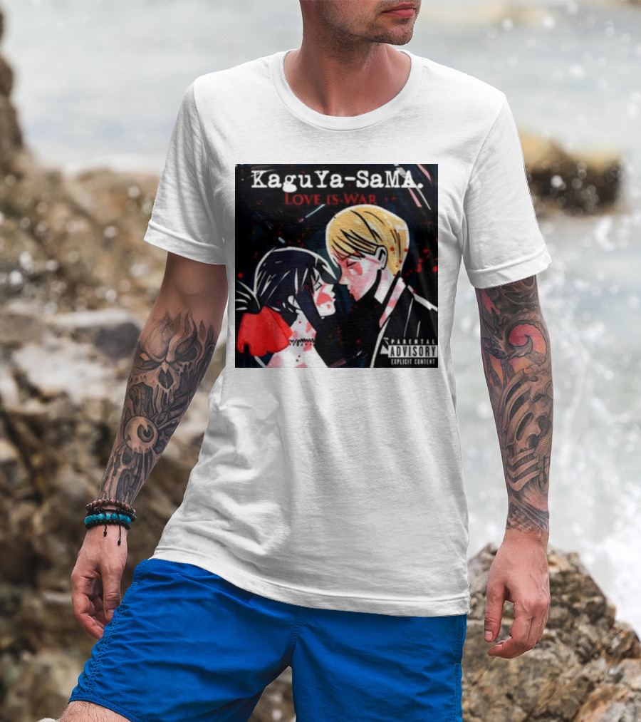 Kaguya-Sama Love Is War Explicit Content Parental Advisory T-Shirt