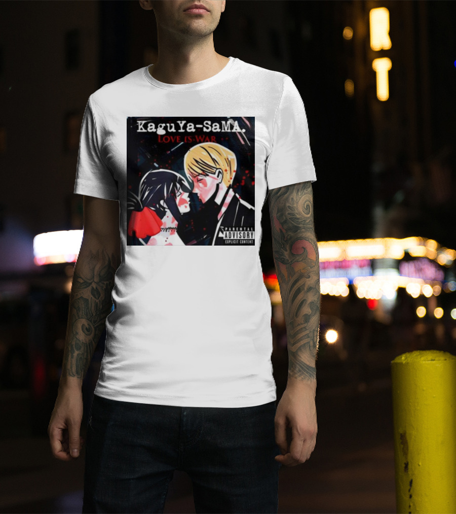 Kaguya-Sama Love Is War Explicit Content Parental Advisory T-Shirt