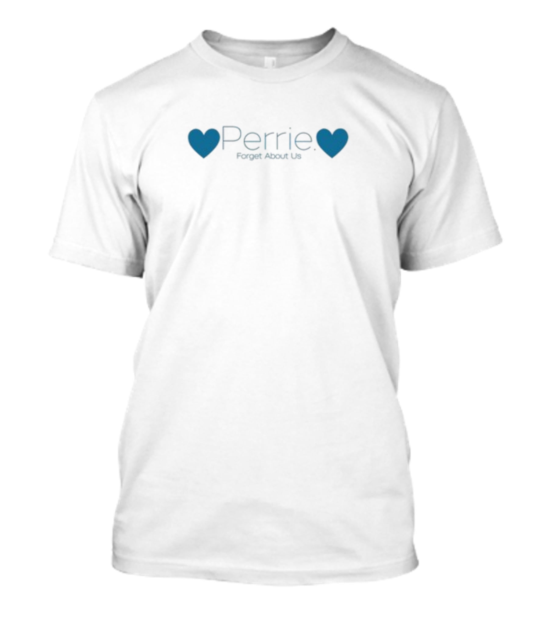 Perrie Forget About Us Blue Hearts T-Shirt