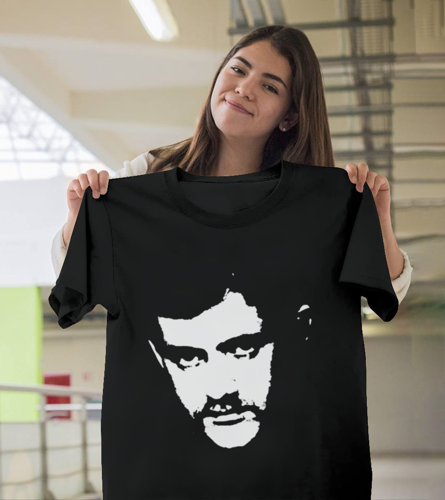 Patrick Cowley Black And White Face T-Shirt