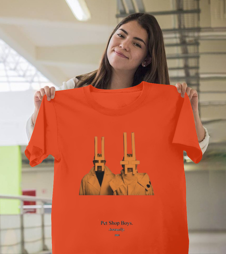 Pet Shop Boys Annually 2024 Yellow Masked Figures T-Shirt