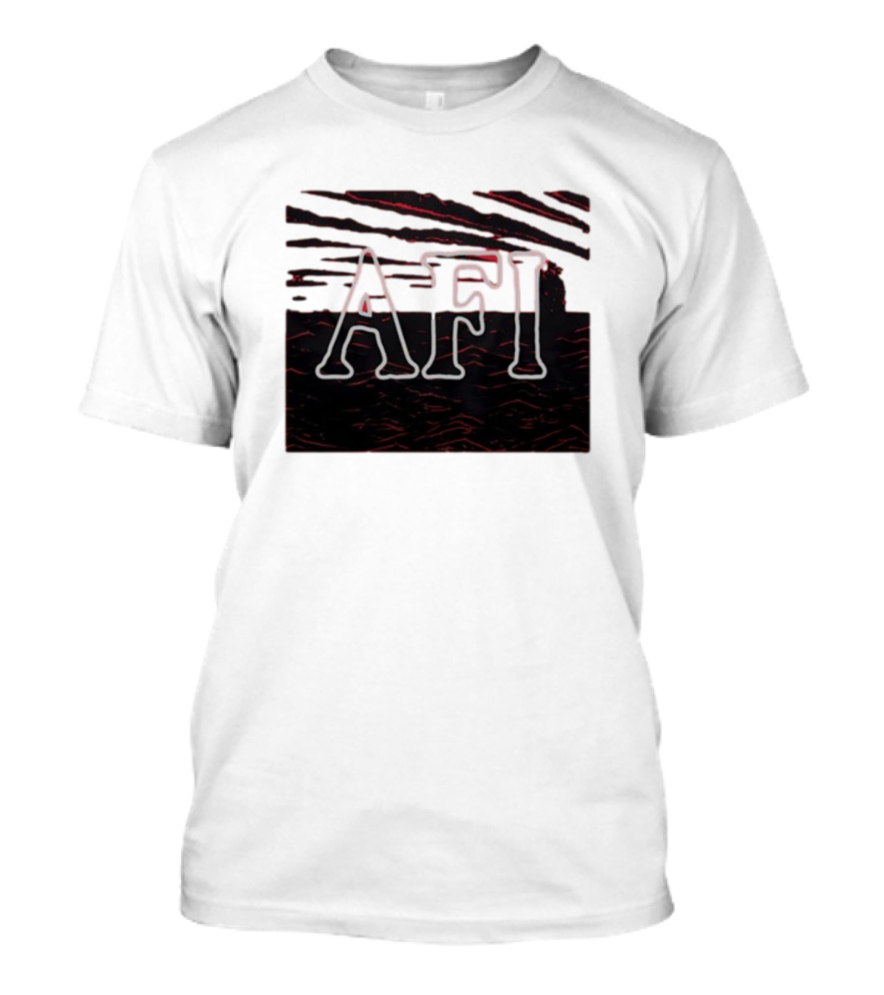 Afireinside AFI Black Sails Striped T-Shirt