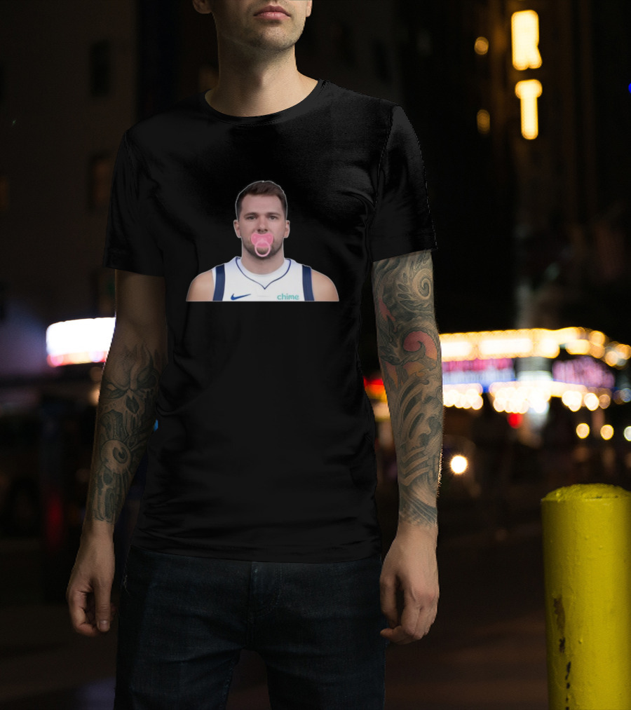 Luka Doncic Pacifier Chime Basketball T-Shirt