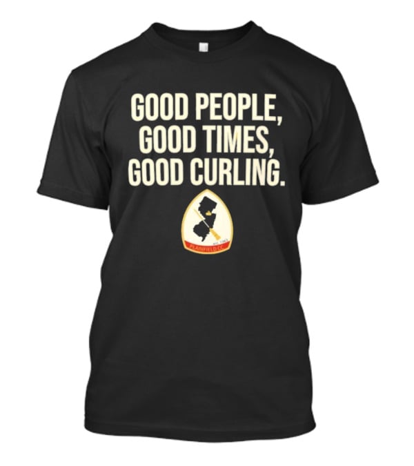 Good People Good Times Good Curling Plainfield CC Est 1963 T-Shirt