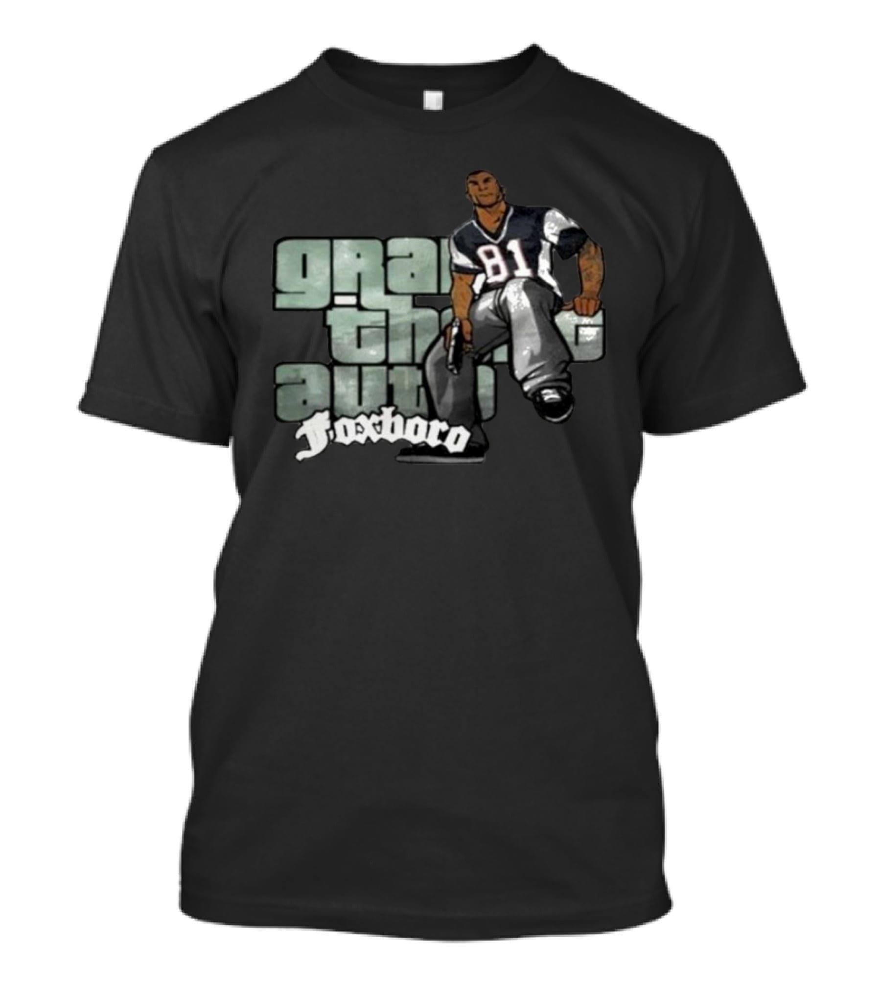 Grand Theft Auto Foxboro 81 Jersey Character T-Shirt