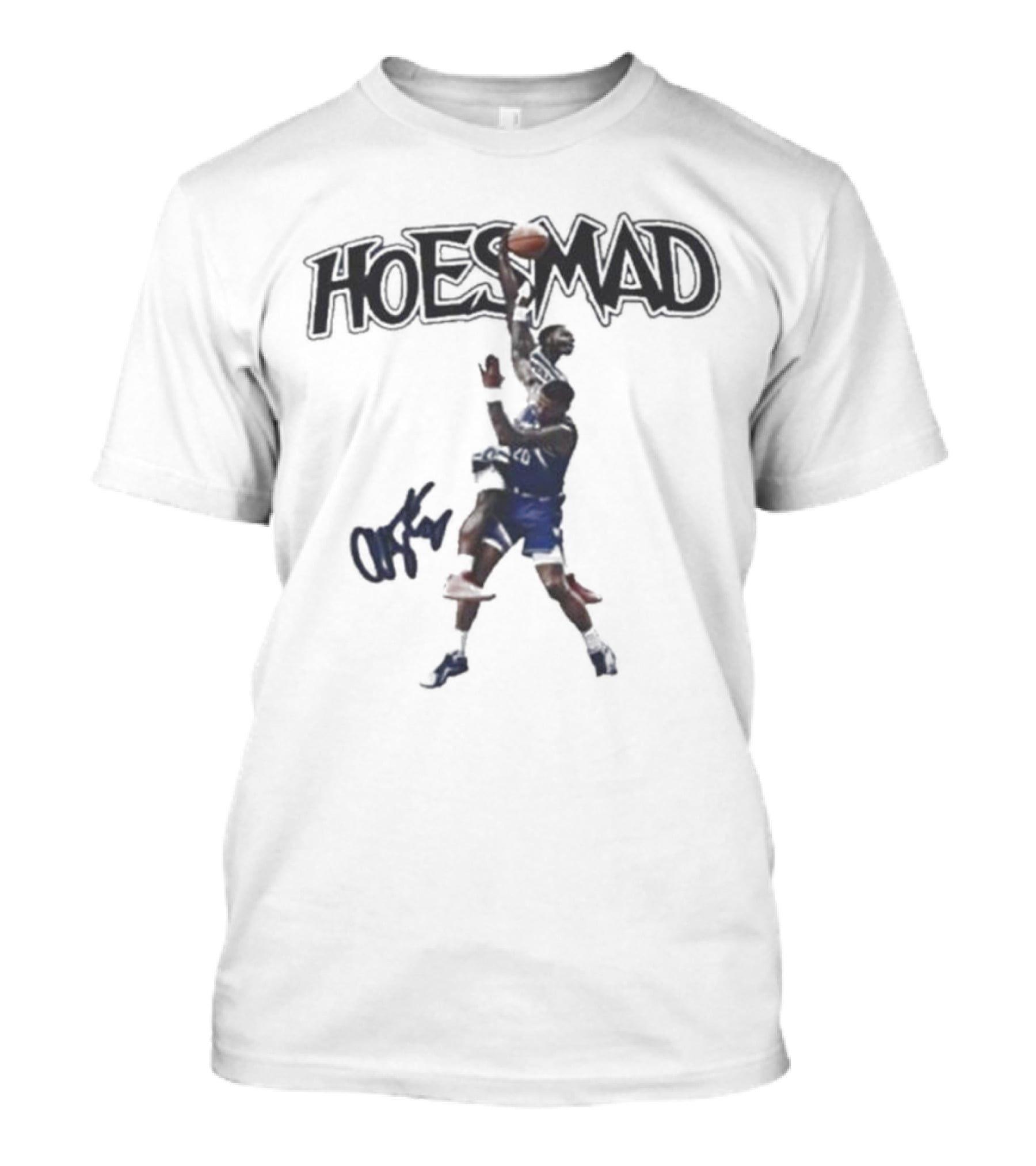 Hoes Mad Anthony Edwards Basketball Dunk T-Shirt
