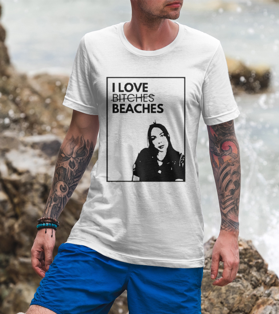 Charlotte I Love Beaches Image T-Shirt