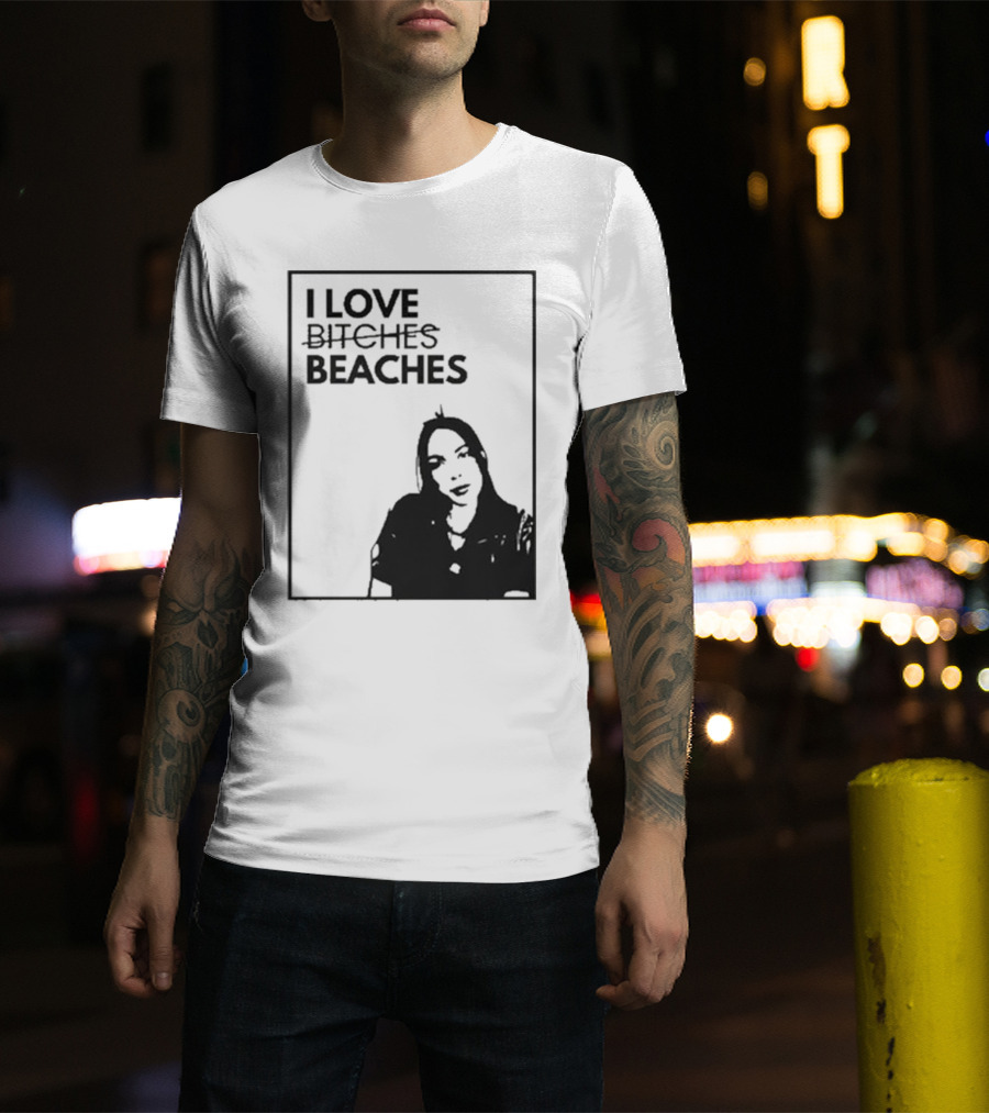 Charlotte I Love Beaches Image T-Shirt