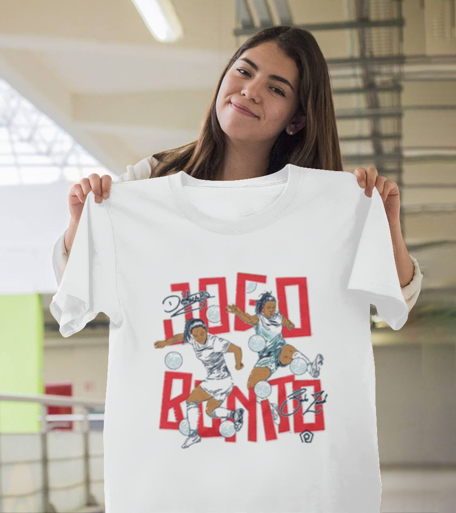 Jogo Bonito Debinha And Bia Zaneratto Soccer Signature T-Shirt