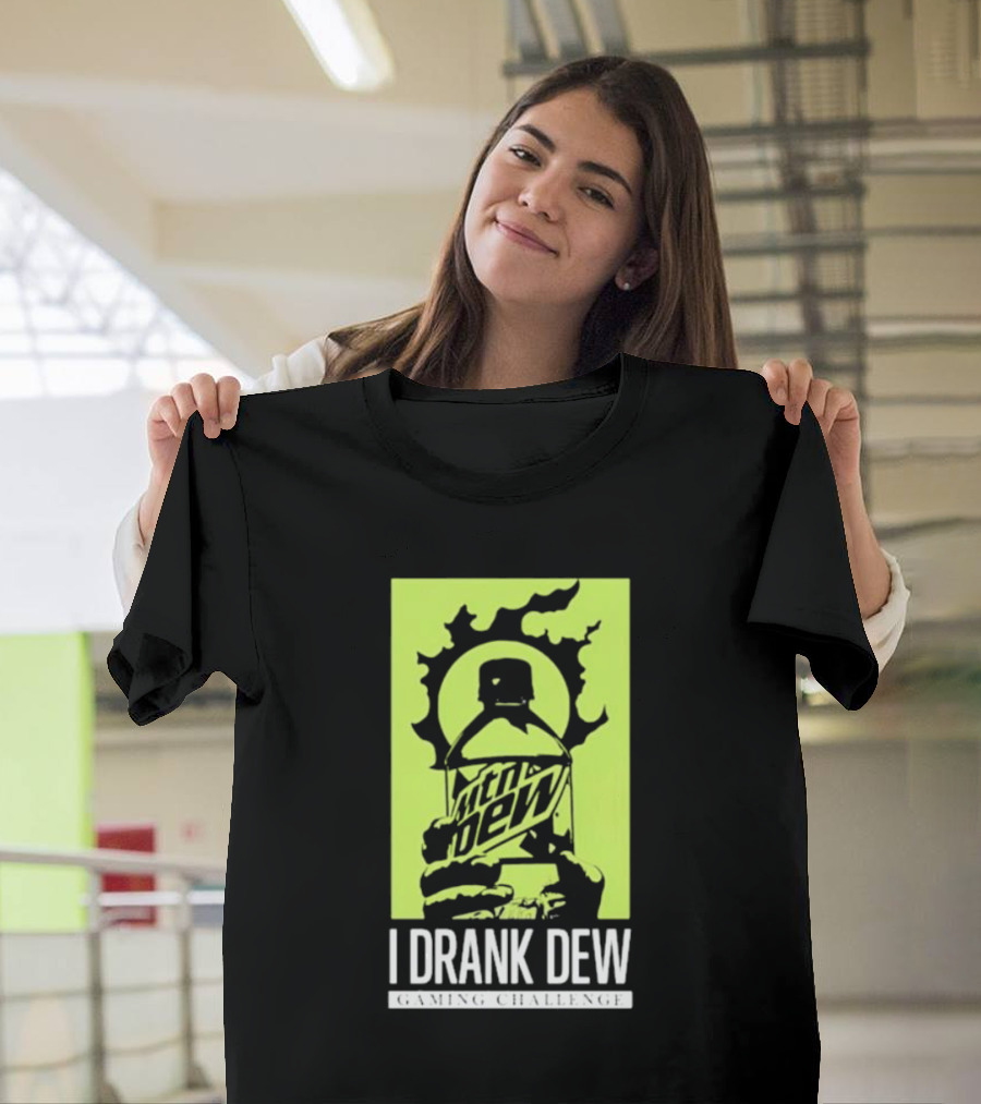 Destructoid I Drank Dew Mountain Dew Gaming Challenge T-Shirt