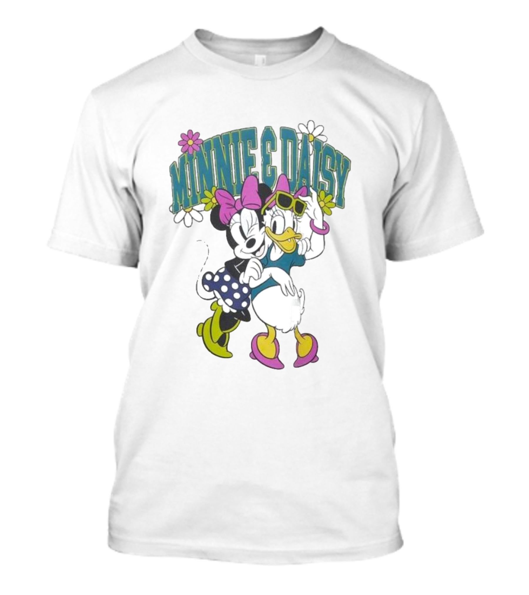 Disney Minnie And Daisy Youth Playful Friends T-Shirt