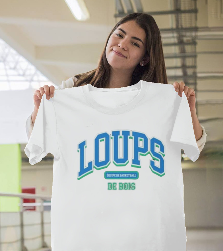 Loups Équipe De Basketball De Bois Rudy Gobert T-Shirt