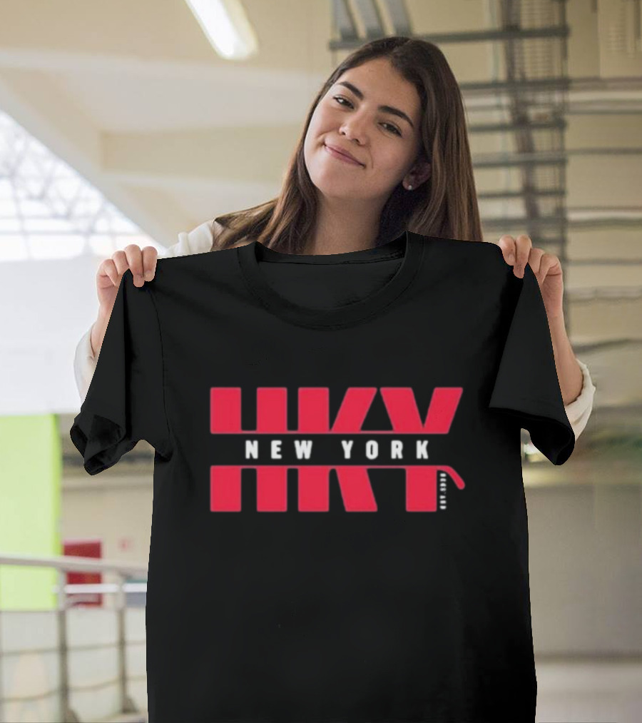 New York HKY Hockey Stick T-Shirt