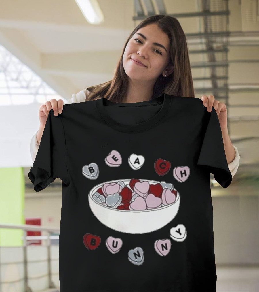 Beach Bunny Candy Heart Bowl T-Shirt