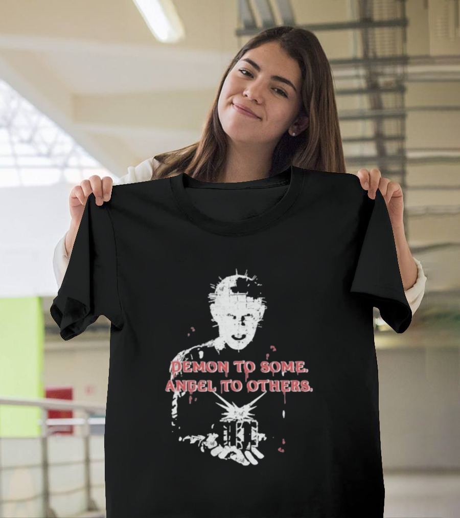 Demon To Some Angel To Others Hellraiser Puzzle Box T-Shirt