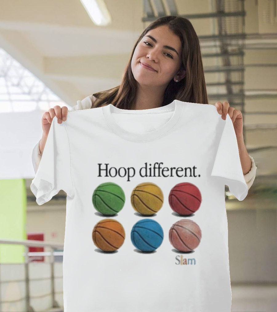 Kate Martin Hoop Different Slam Basketball Multicolor Balls T-Shirt