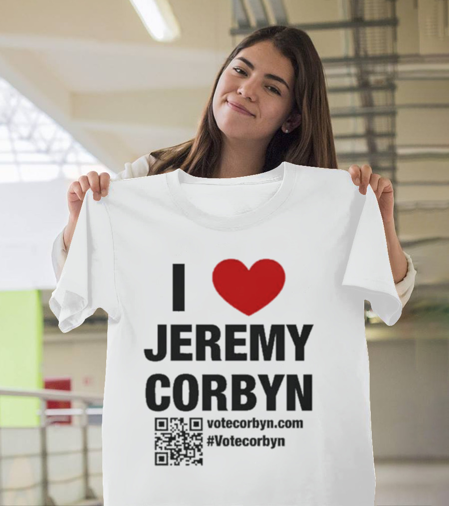 I Love Jeremy Corbyn VoteCorbyn.com #VoteCorbyn T-Shirt