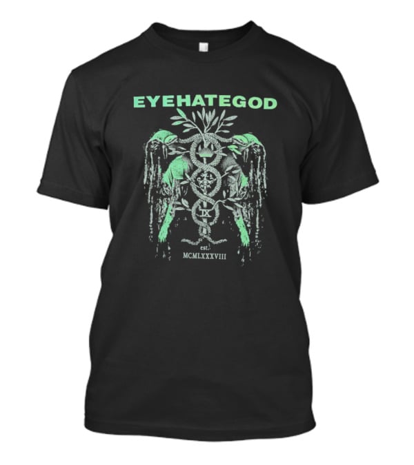 EYEHATEGOD Est MCMLXXXVIII Snakes And Symbols T-Shirt
