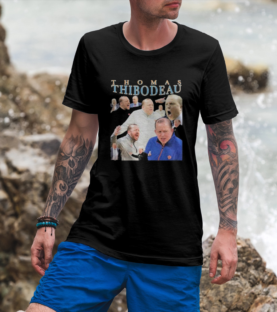 Thomas Thibodeau New York Knicks Coach Passionate Expressions T-Shirt
