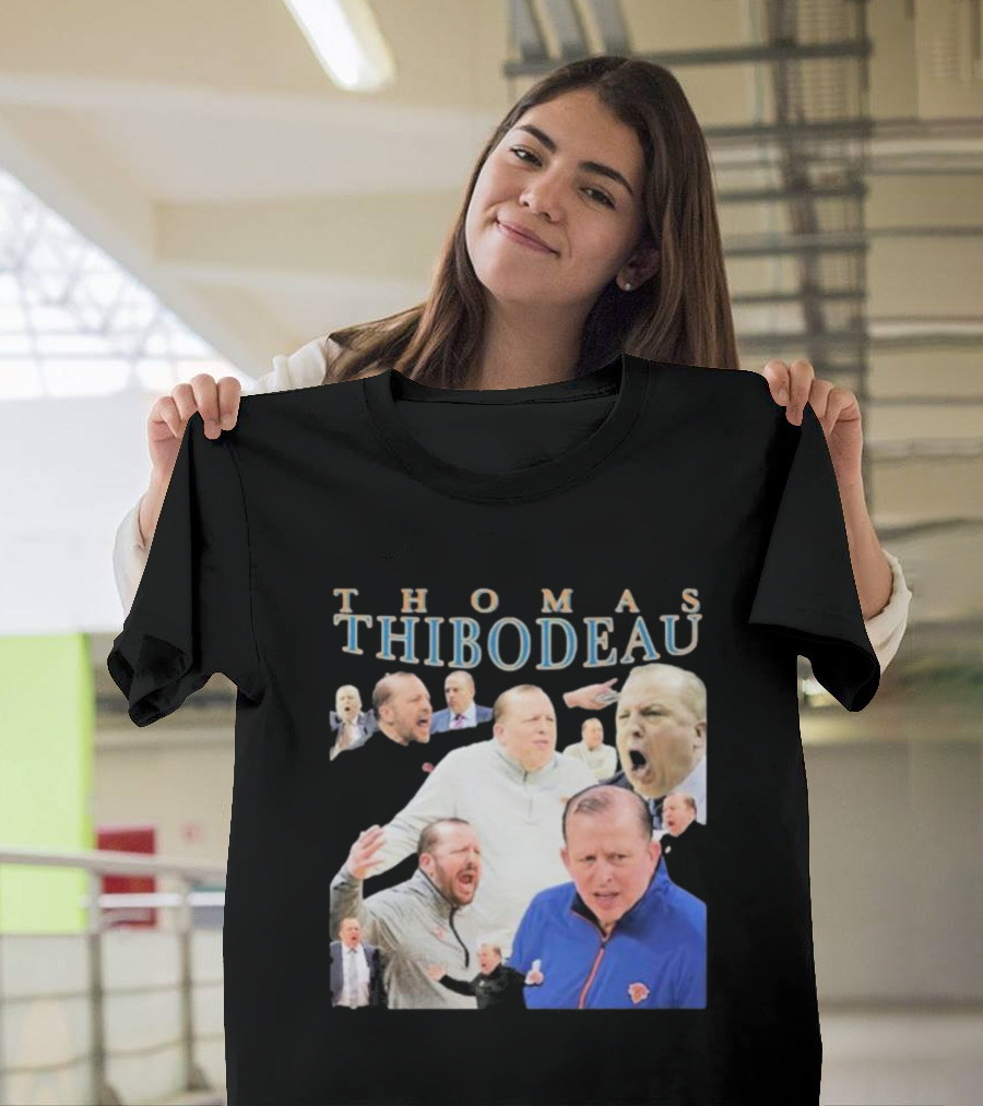 Thomas Thibodeau New York Knicks Coach Passionate Expressions T-Shirt