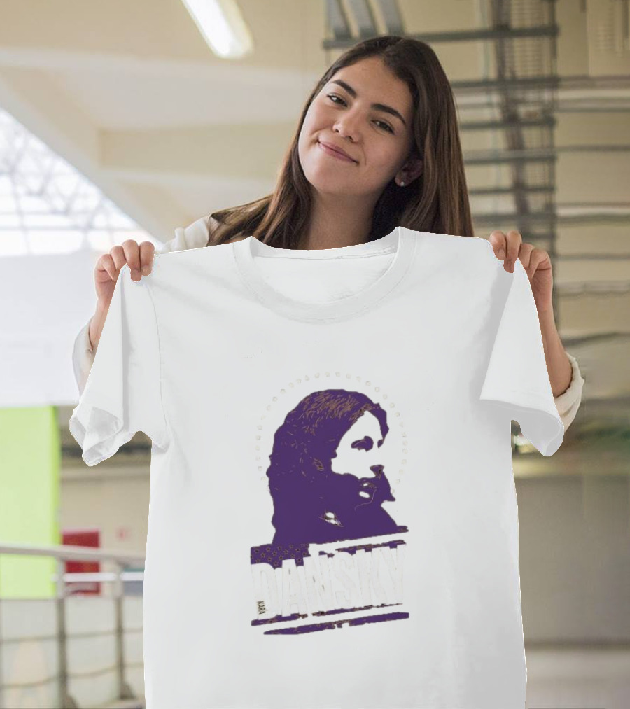 Dansky Purple Silhouette With Stars T-Shirt