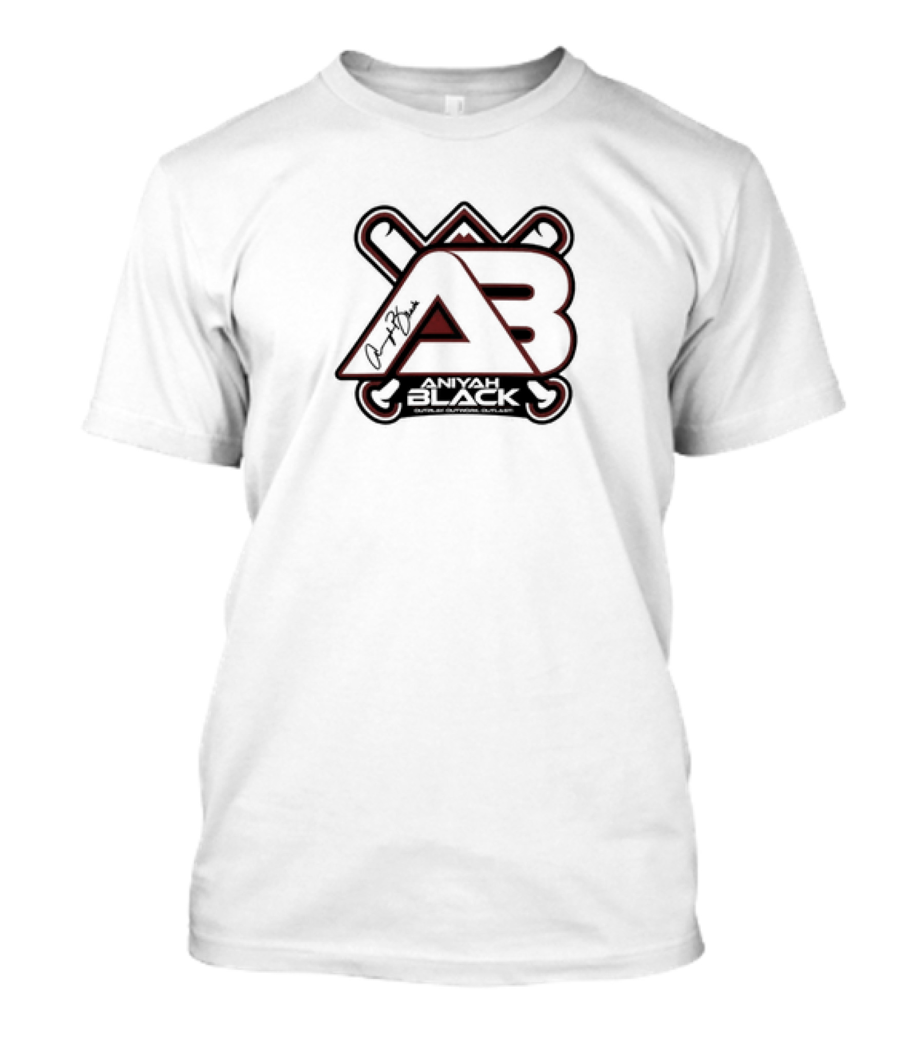 NIL Merch AB Hockey Sticks Aniyah Black T-Shirt