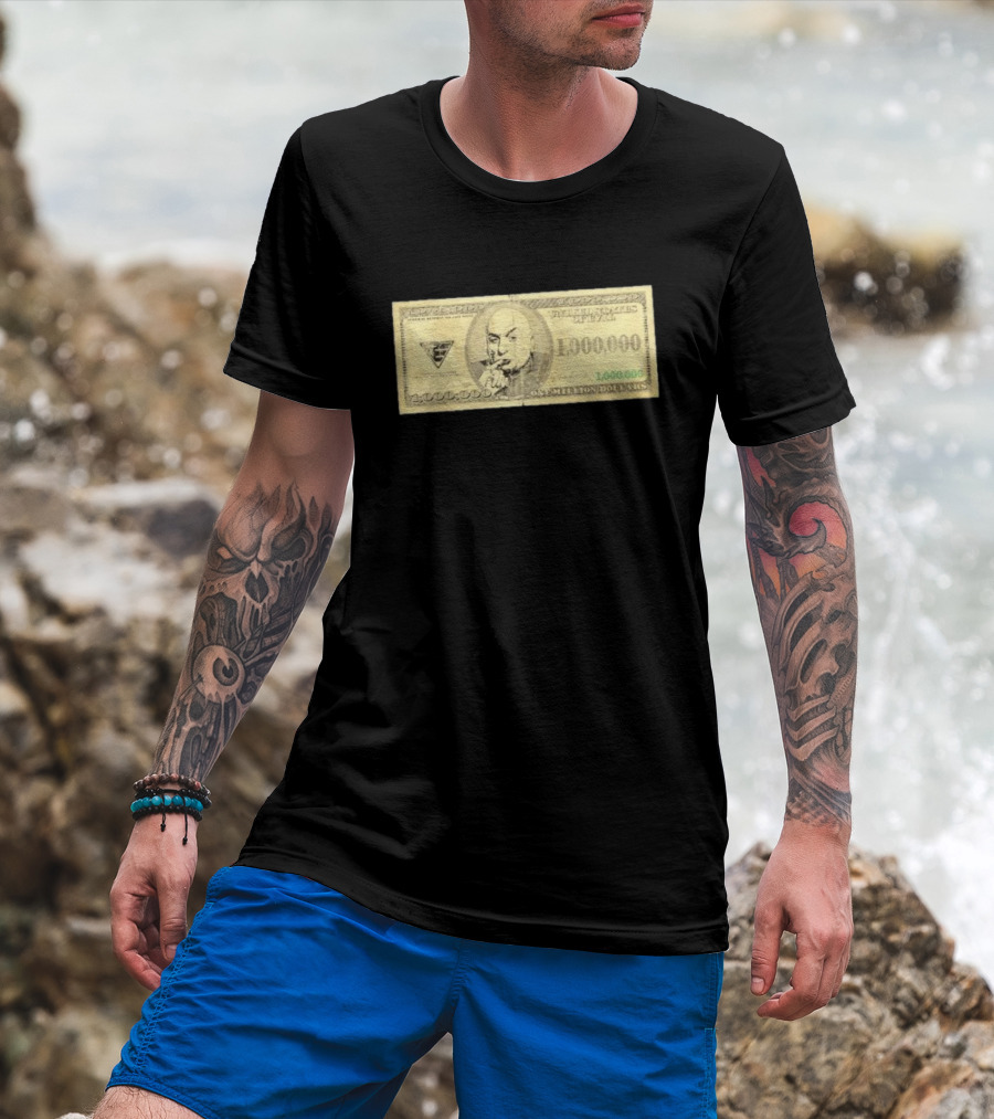 One Million Dollars Meme Money Funny Parody Bill T-Shirt