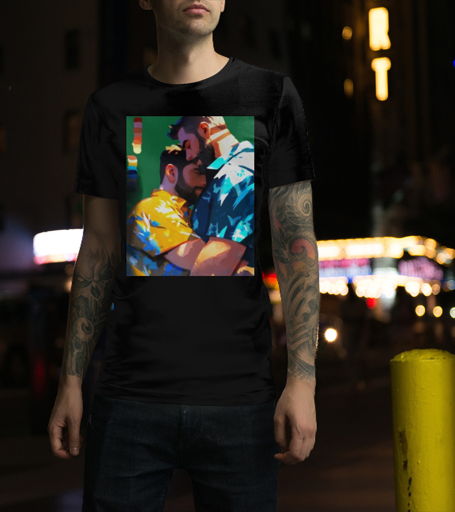 Ego Rodriguez Colours Pride Men's Embrace T-Shirt