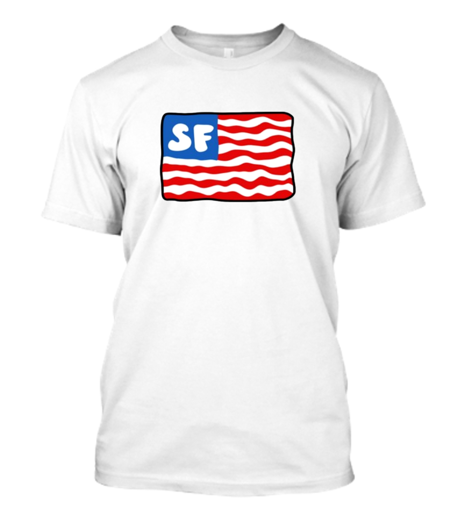 Starfit Americana SF Waves Flag T-Shirt